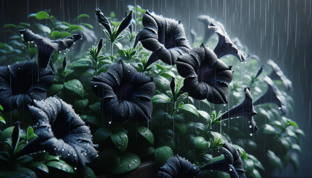 The Stunning Appeal of Black Petunias - Dark Beauty Flowers