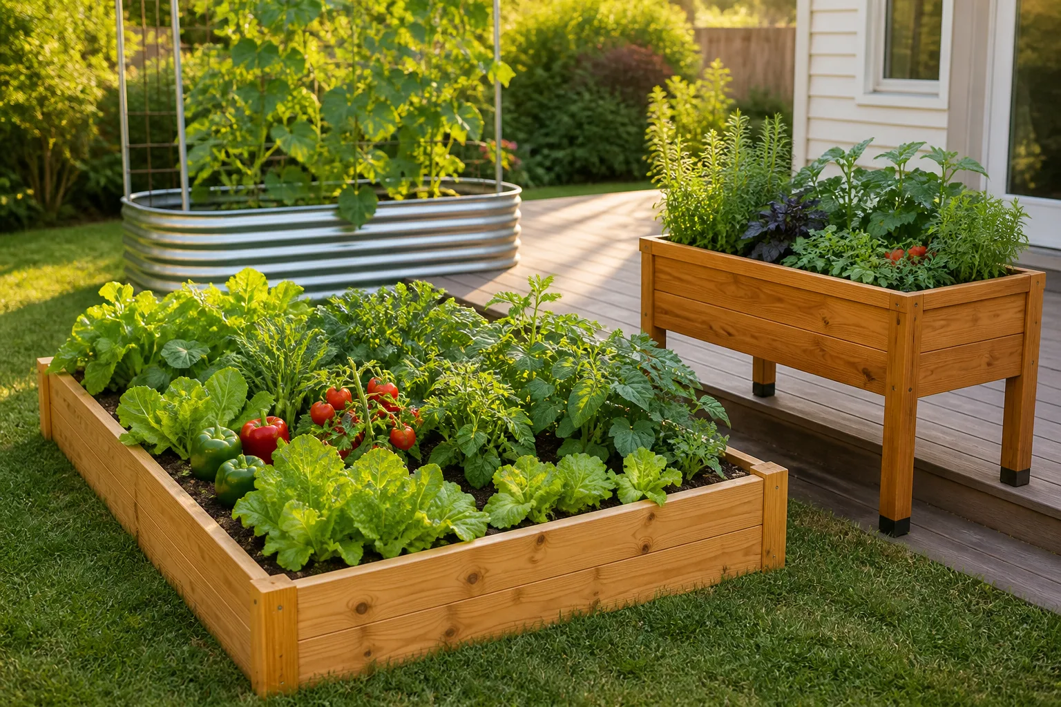 Hero illustrating 5 best raised garden beds for vegetables