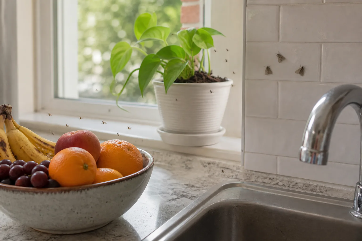 Why Pantry Gnats Usually Means Three Different Flies for why "pantry gnats" usually means three different flies