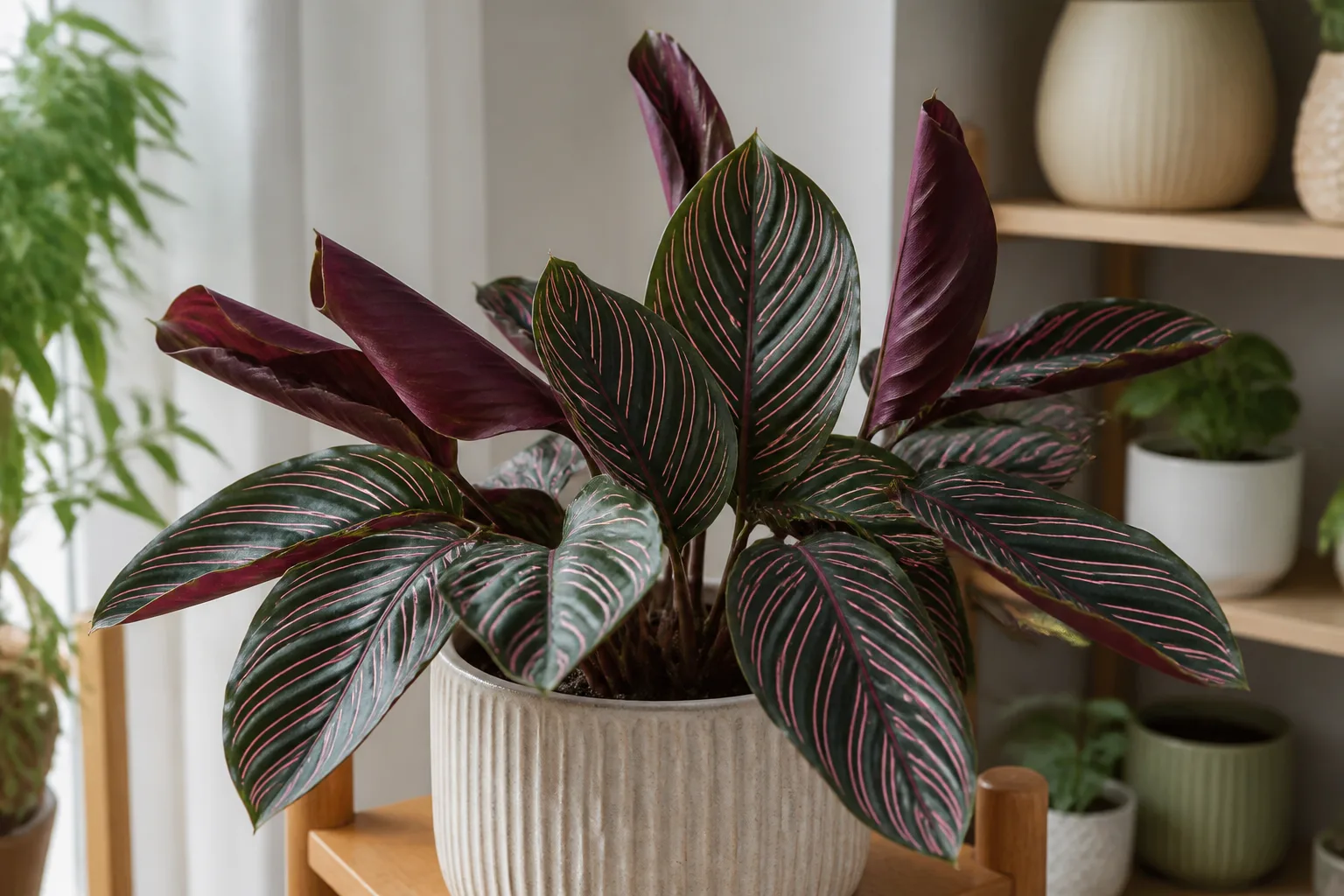 What Calathea Ornata Is And Why The Leaves Move At Night for what calathea ornata is (and why the leaves move at night)