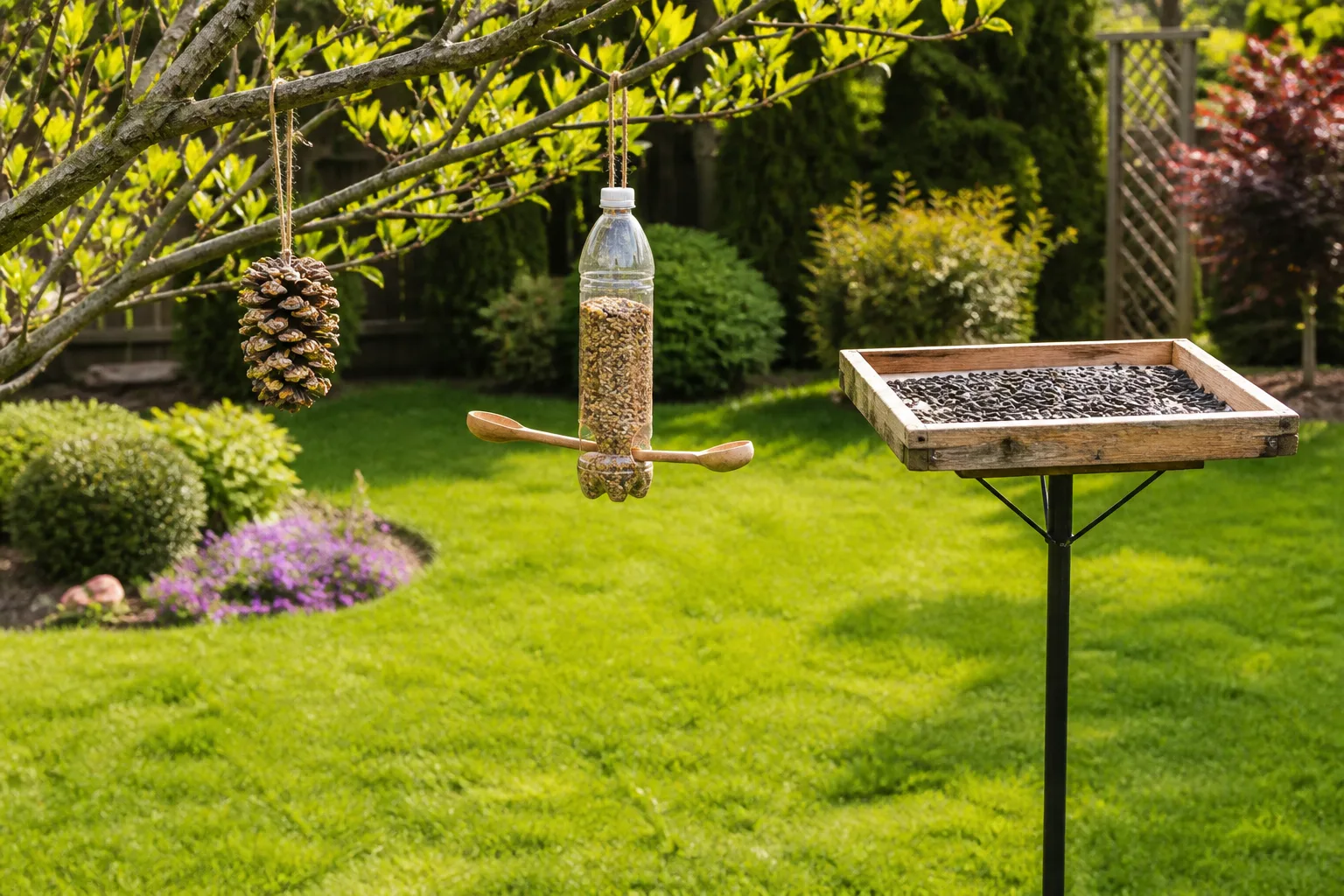 Hero illustrating diy bird feeder ideas