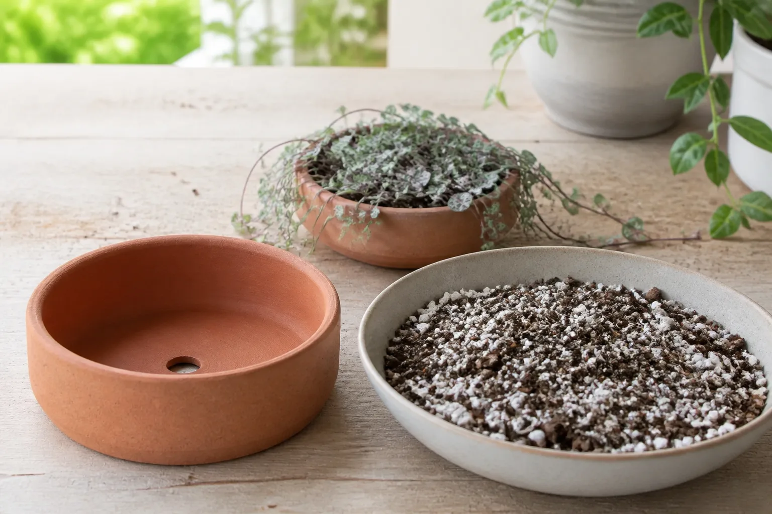Soil And Pot Choice for soil and pot choice