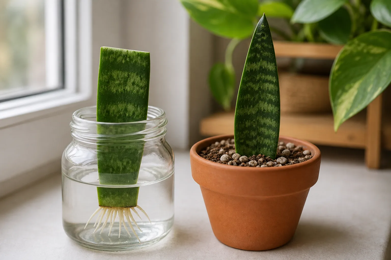 How to water a snake plant correctly