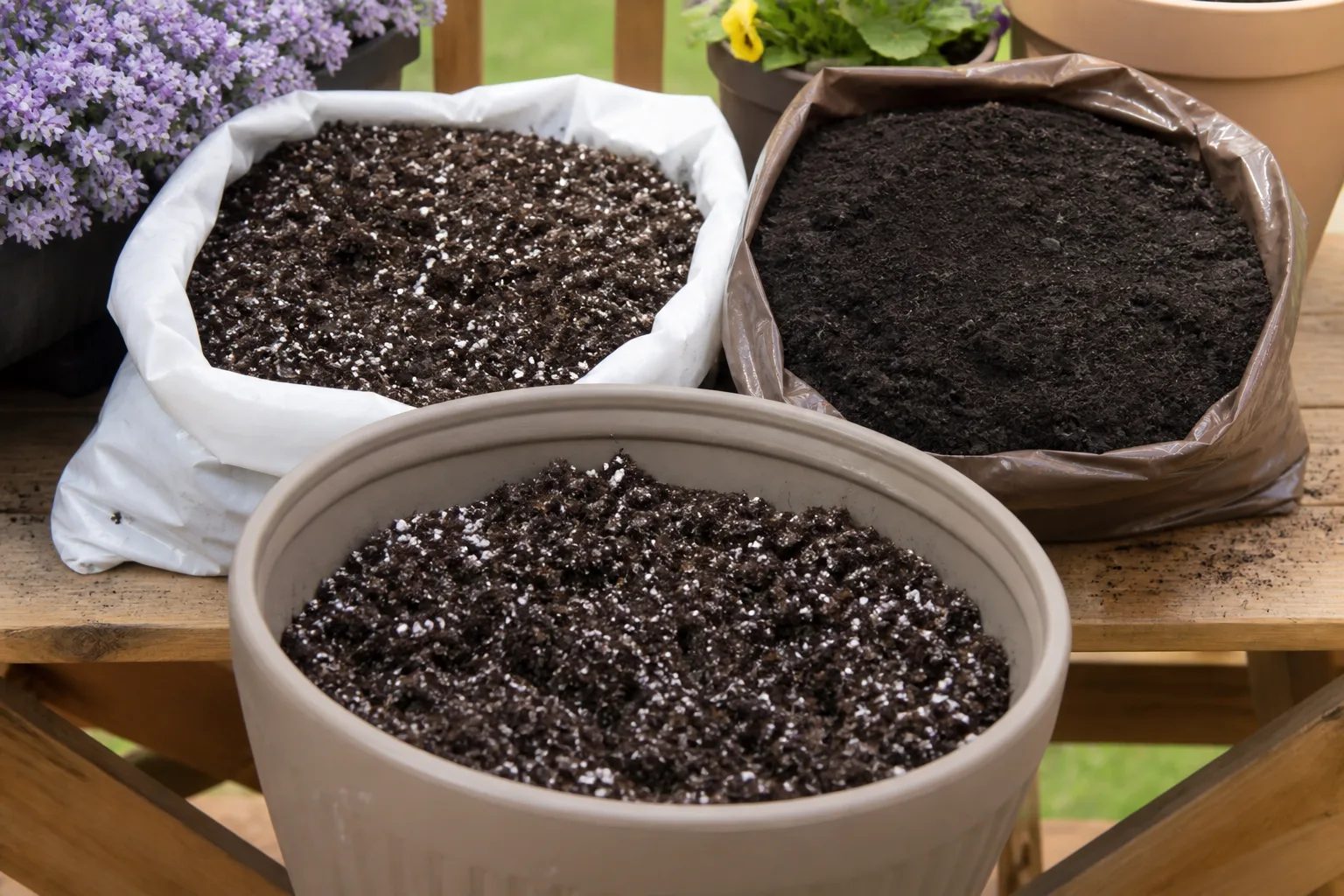 Use The Right Growing Mix Not Garden Soil for use the right growing mix—not garden soil