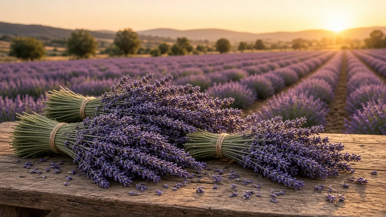 Hero illustrating how to harvest lavender for drying, bouquets, and better regrowth