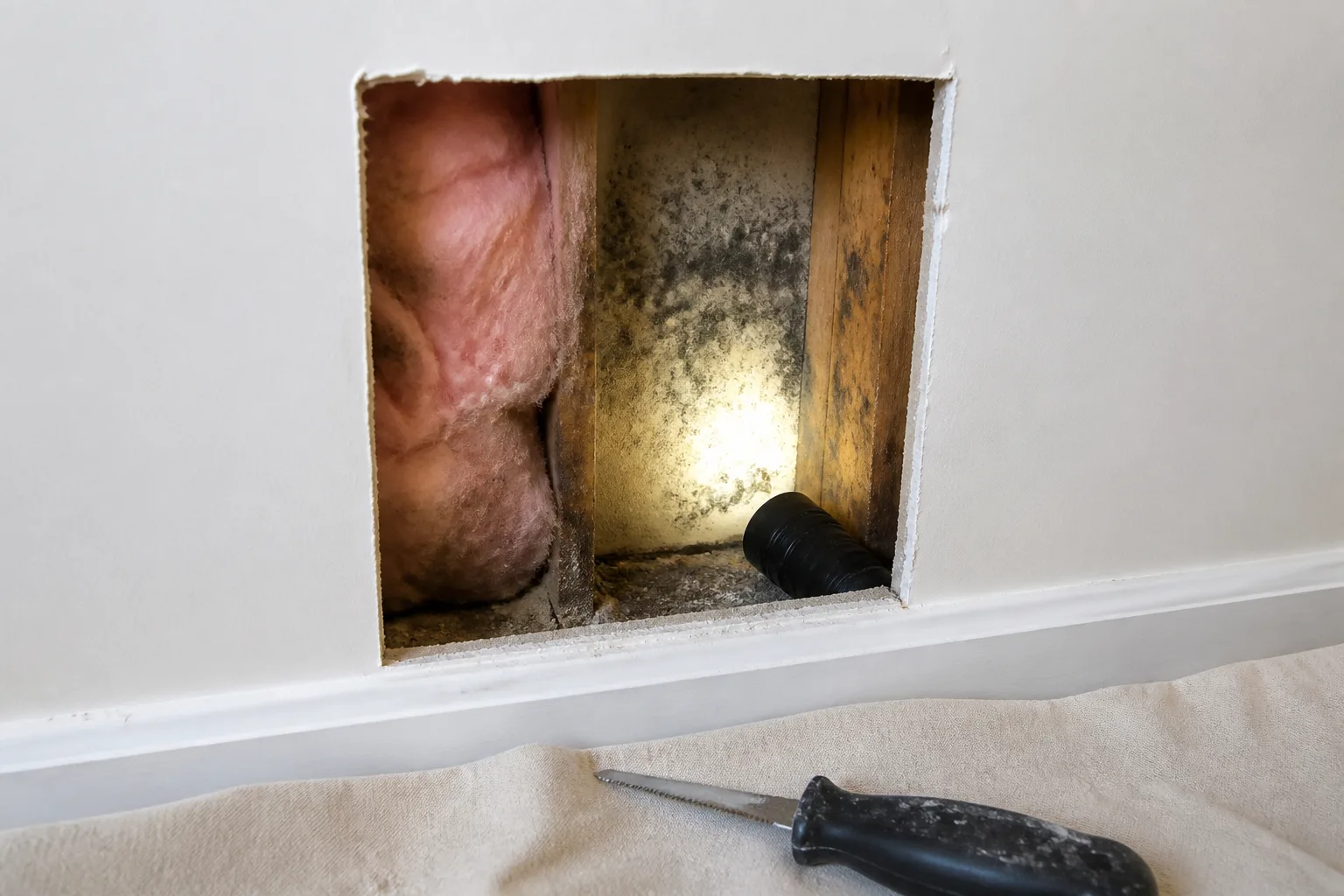 How To Confirm Mold Inside A Wall Cavity for how to confirm mold inside a wall cavity
