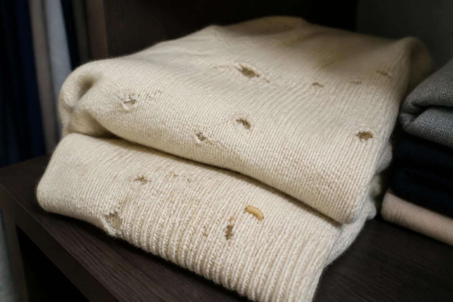 Why Sweaters Get Holes And It Is Not The Adult Moth for why sweaters get holes (and it is not the adult moth)