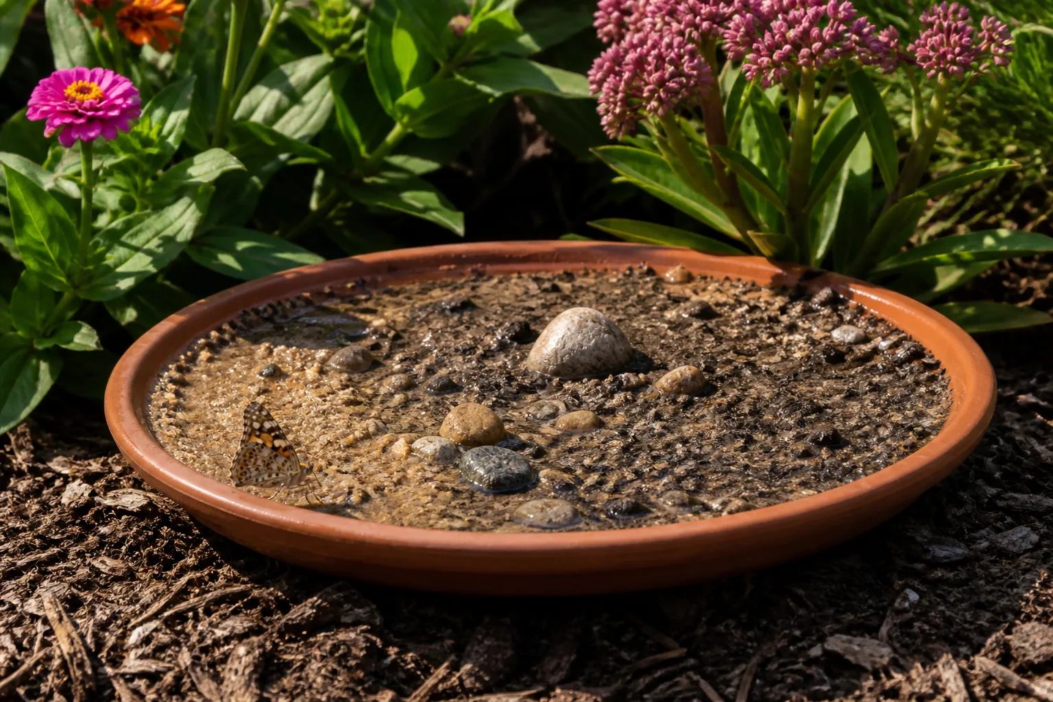 How To Make A Butterfly Puddling Pool for how to make a butterfly puddling pool