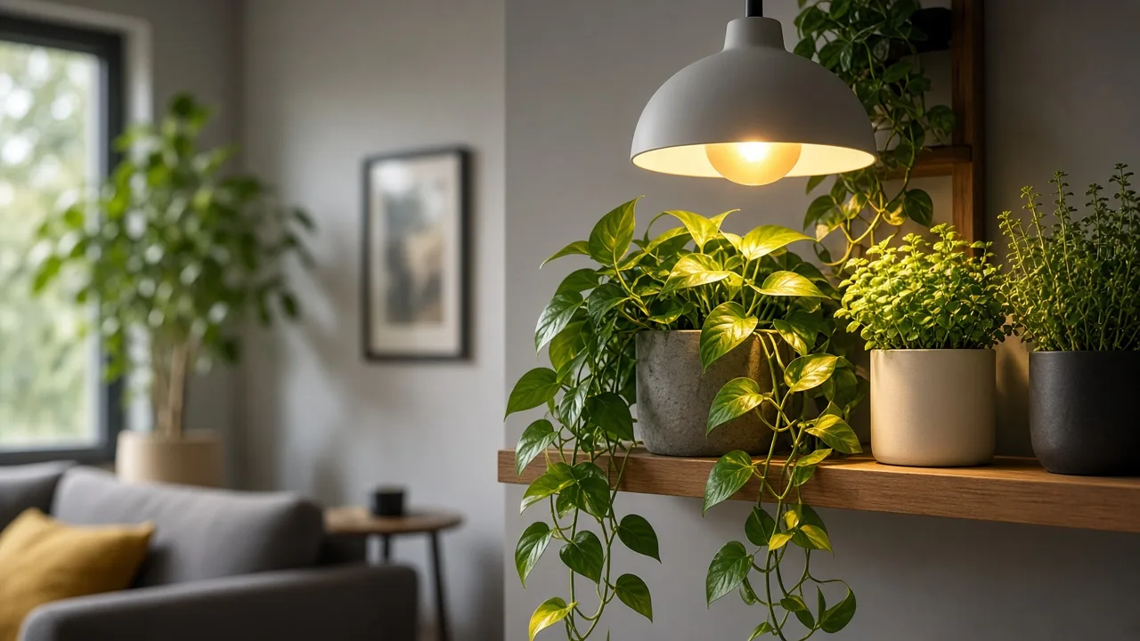 Warm and cool indoor lamps illustrating the color-control advantage of smart bulbs