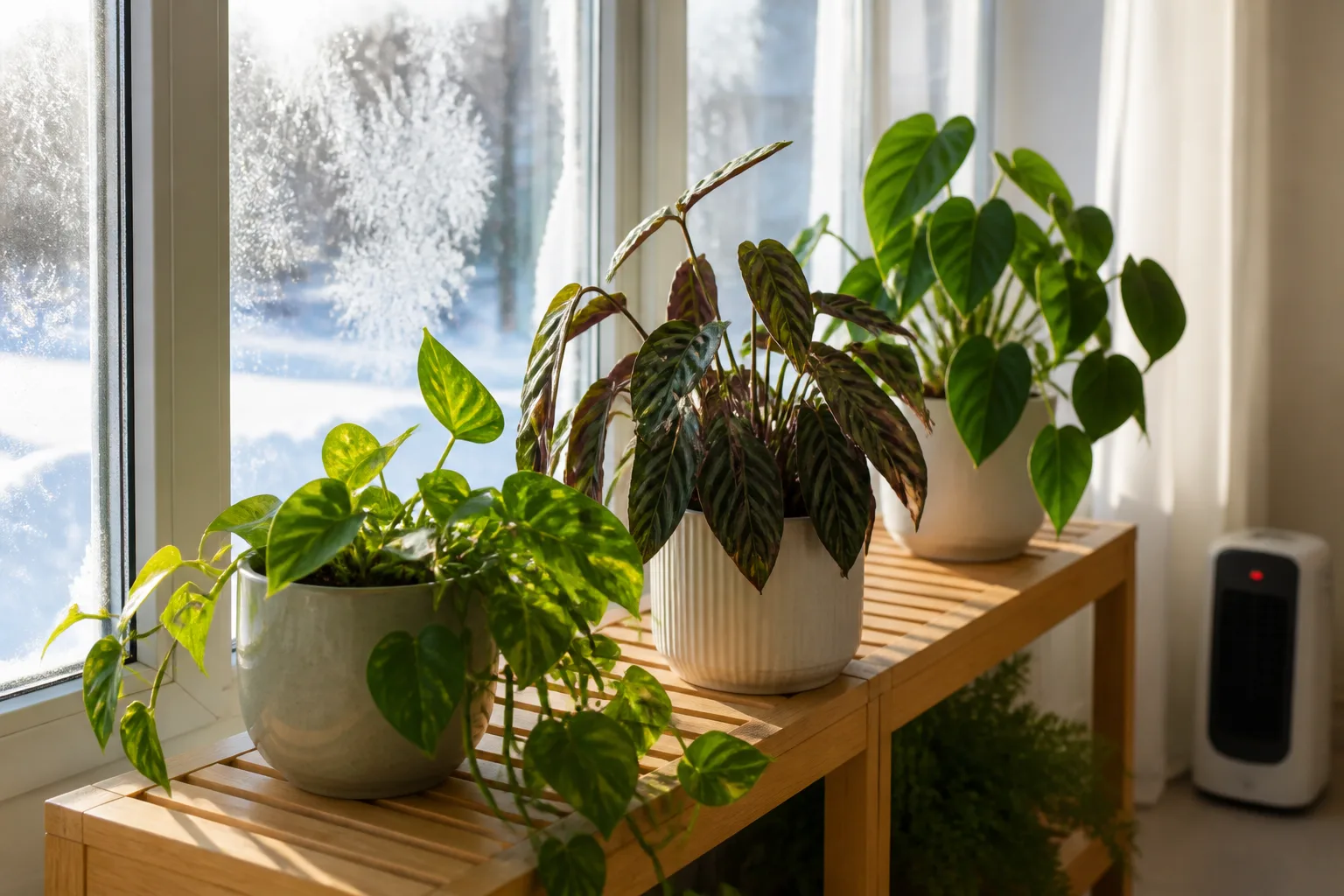 Hero illustrating winter houseplant mistakes