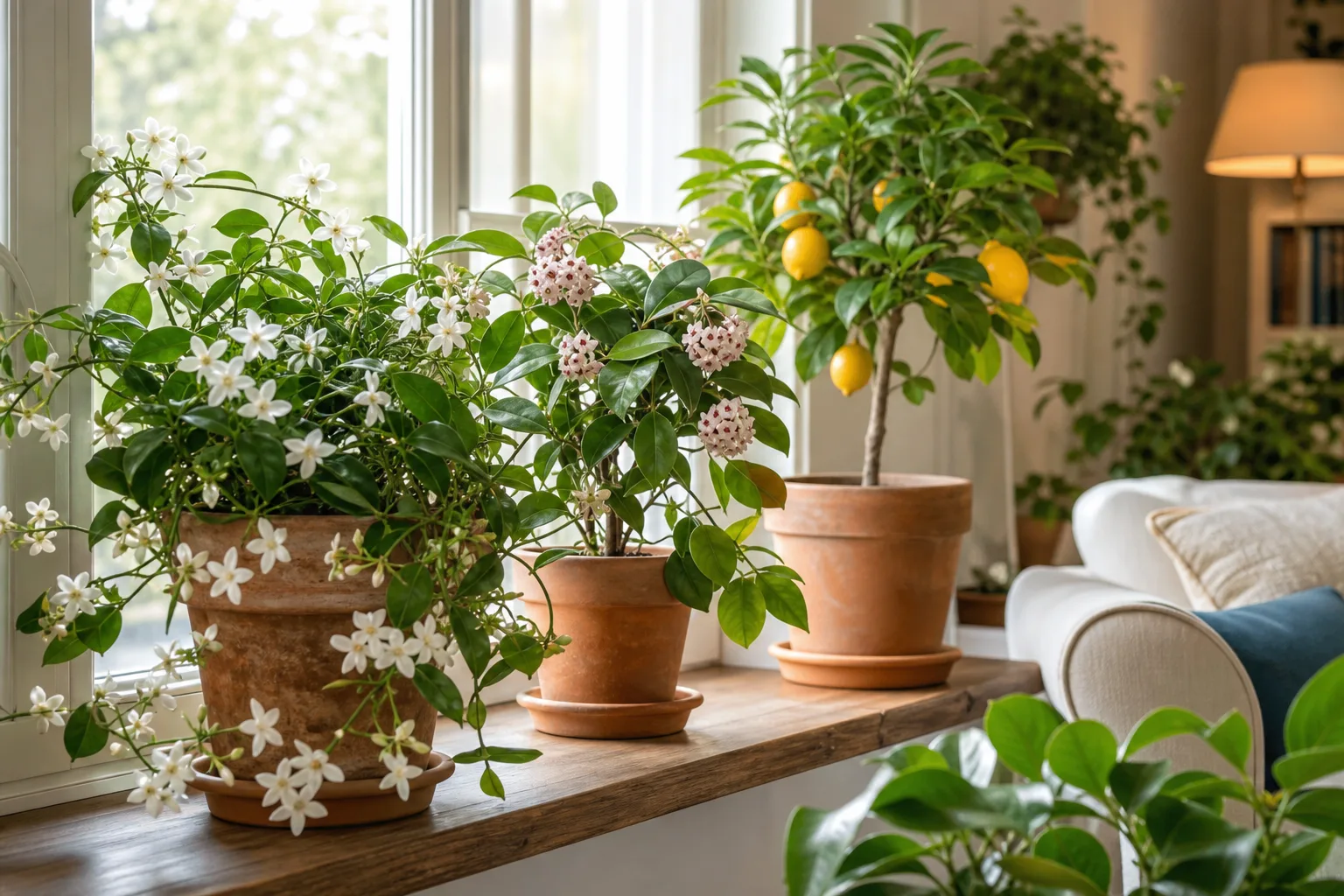 Hero illustrating 5 best fragrant indoor plants to make your home smell fresh