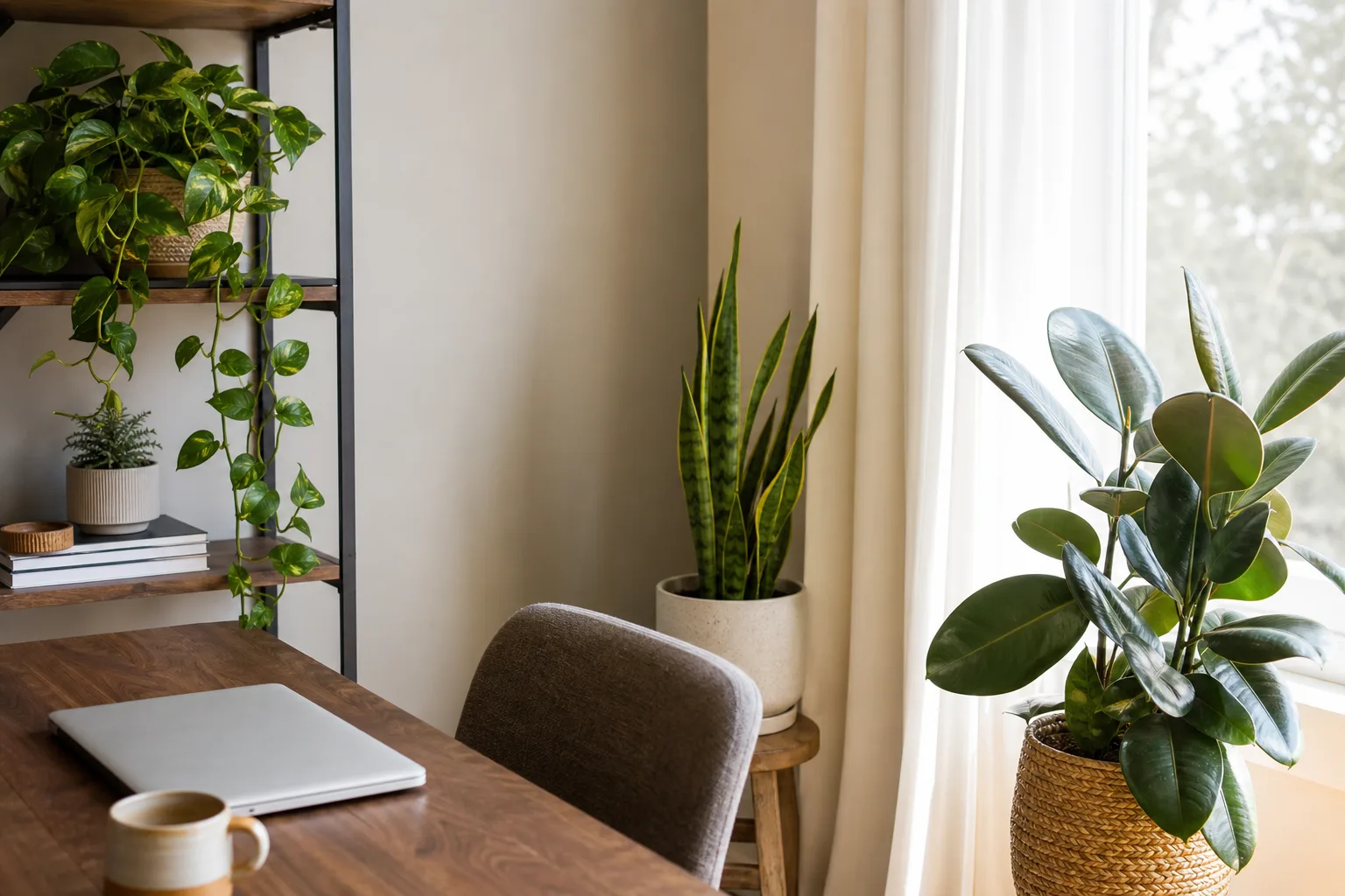 Hero illustrating 7 research-backed benefits of indoor plants and real limits