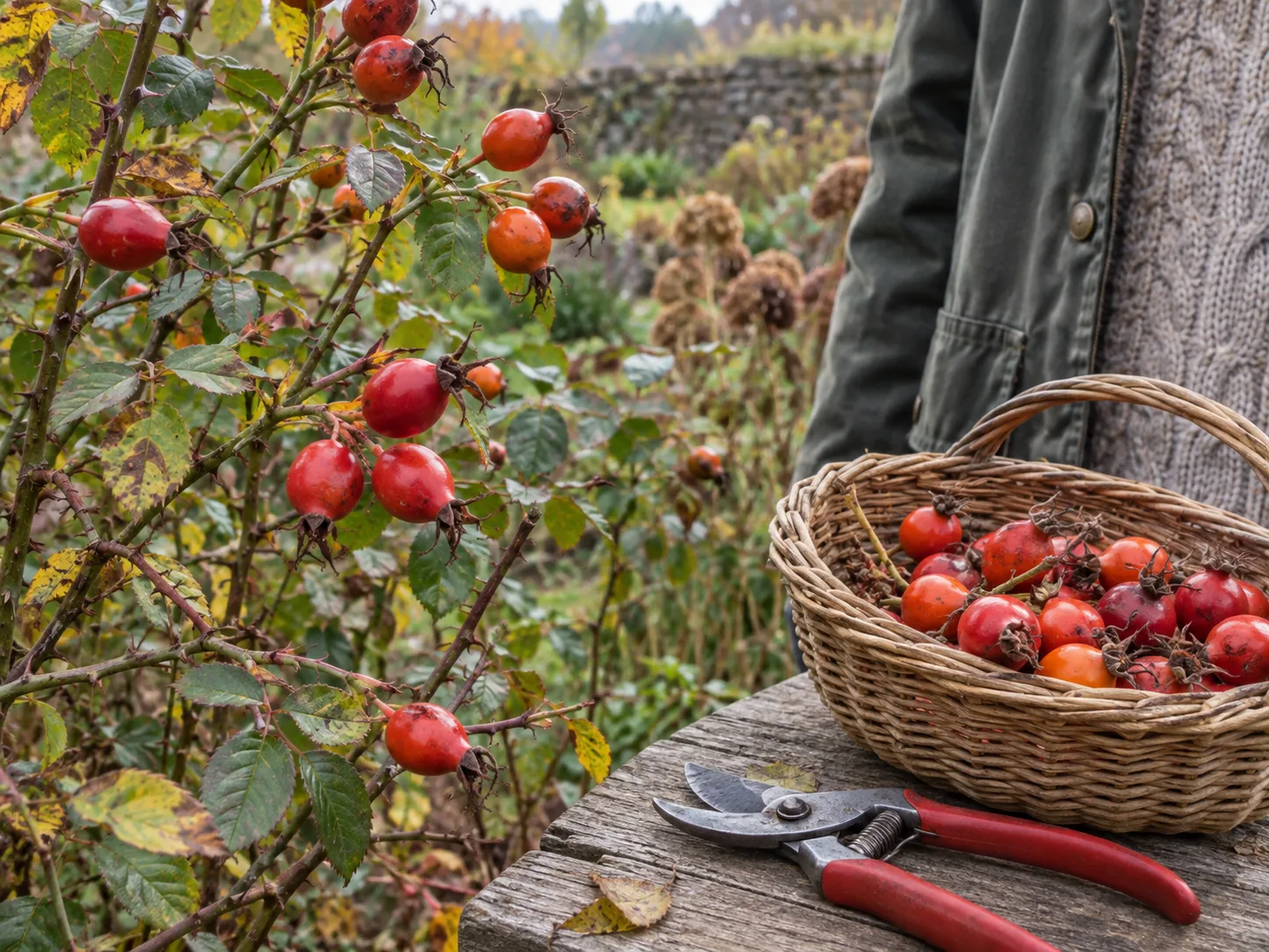 Clean and trim the fresh fruit