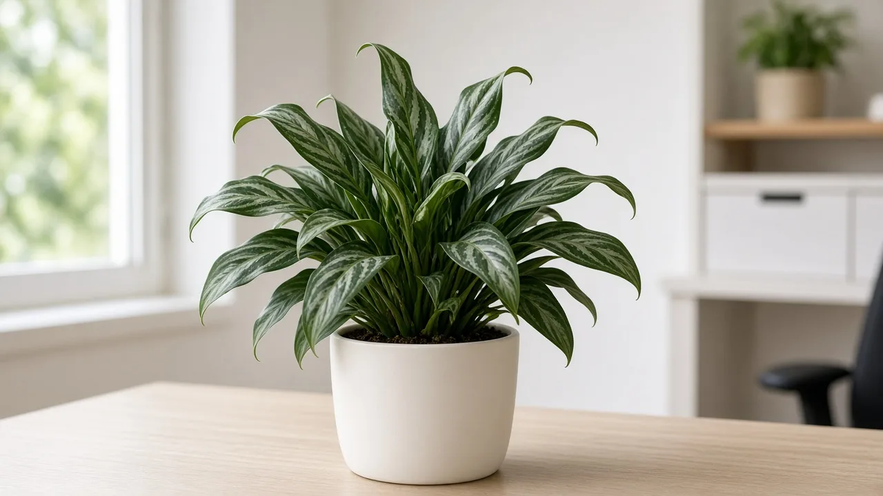 Distorted Leaves on Aglaonema Cutlass - puckered twisted crown lance blades