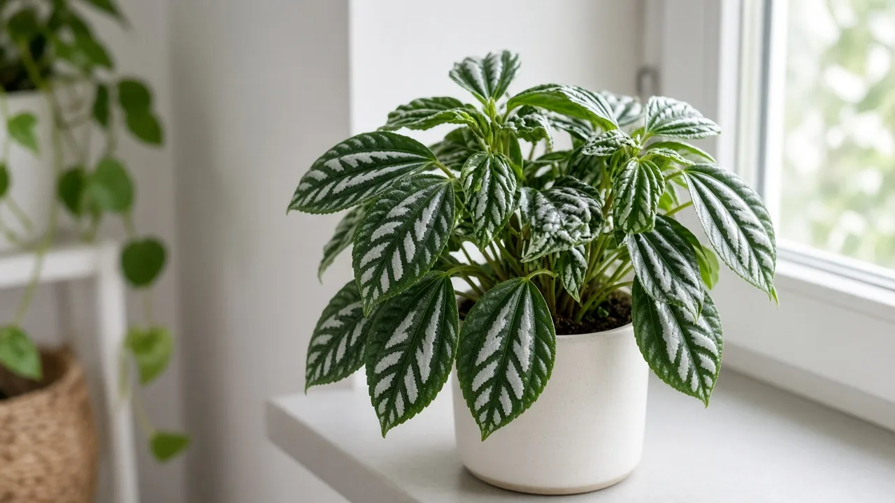 Distorted leaves on Aluminum Plant - puckered twisted new opposite pairs on Pilea cadierei