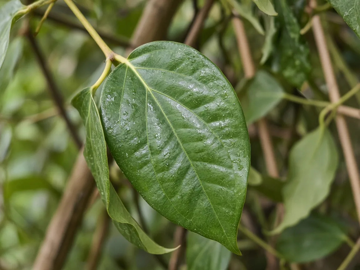 Close-up of wilting on Black Pepper - diagnostic detail