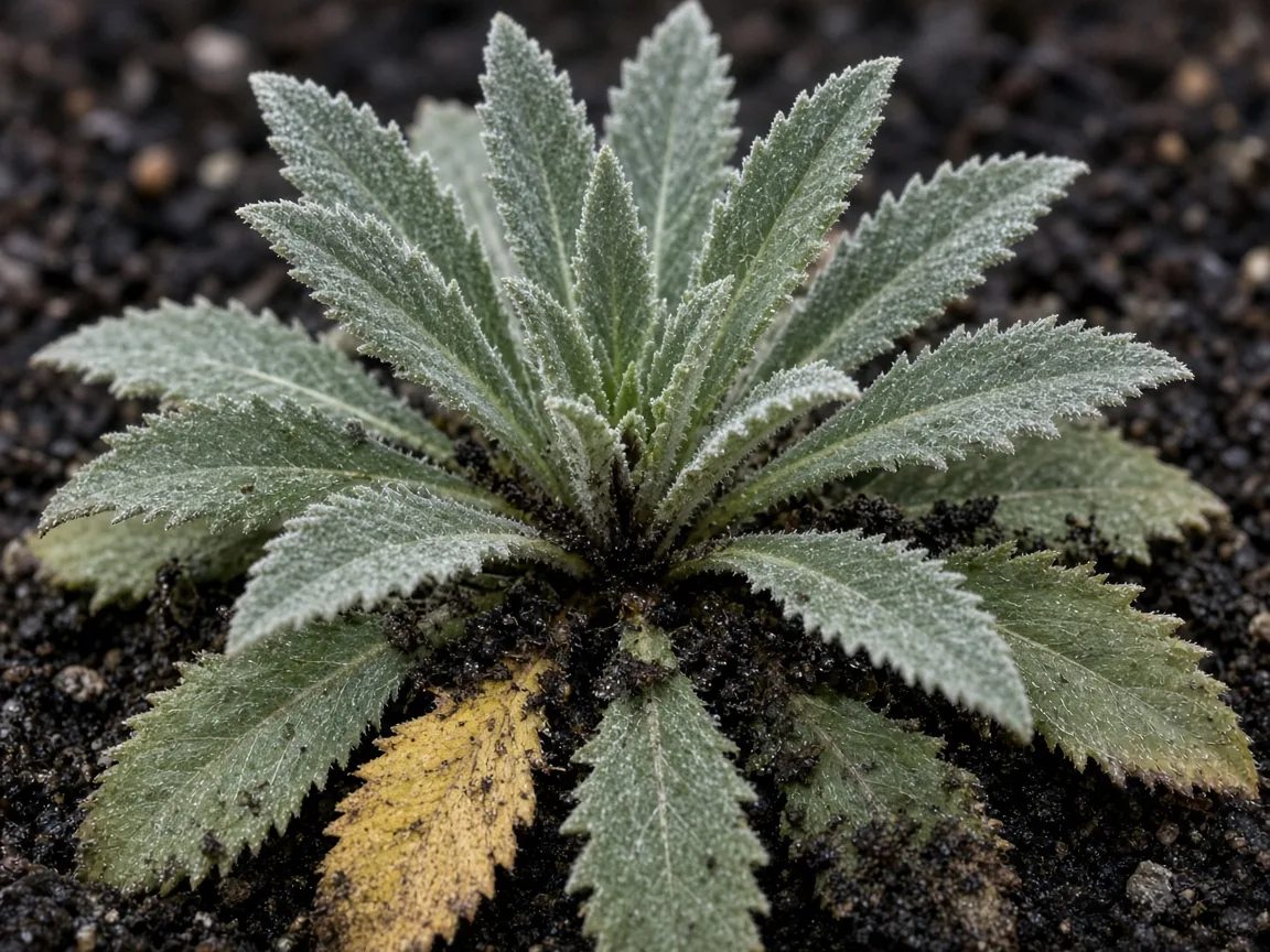 Close-up of overwatering on Brahma Kamal - diagnostic detail