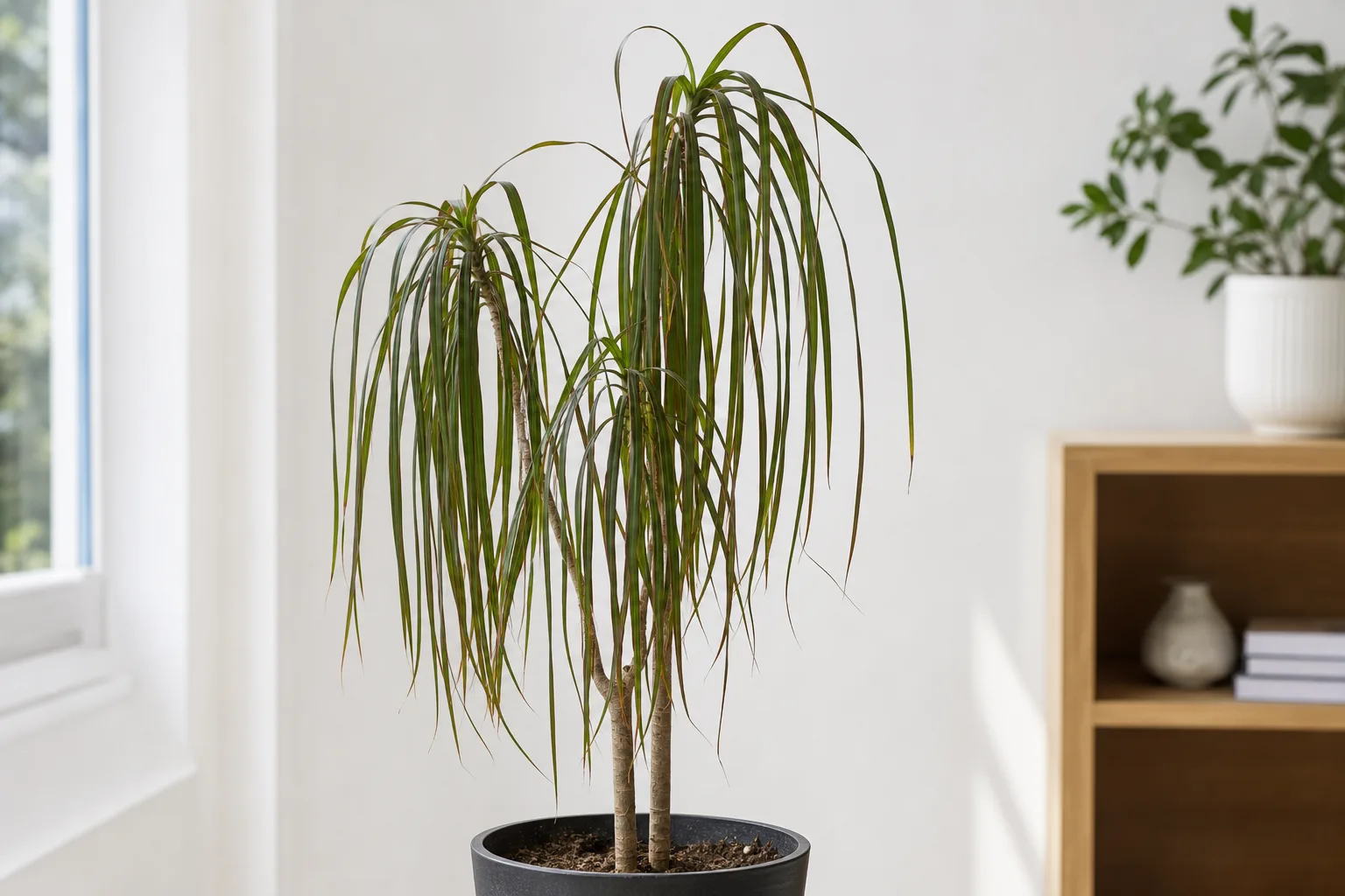 Wilting on Dragon Tree - visible symptom on the plant