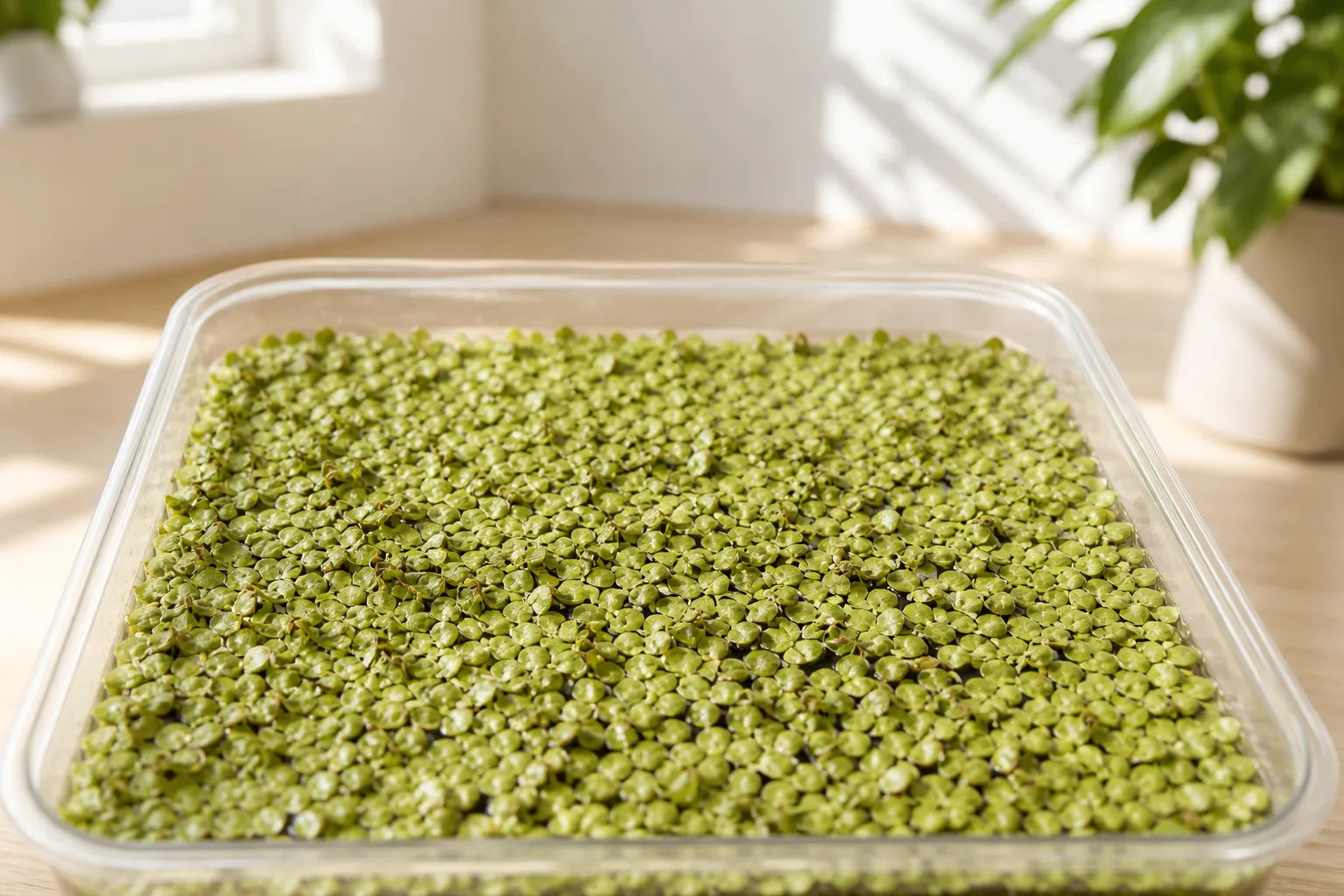 Low Humidity on Duckweed - visible symptom on the plant