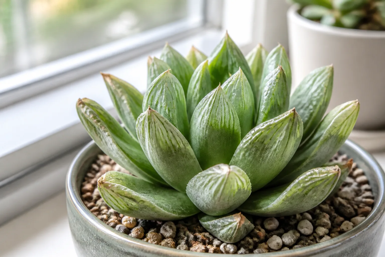 Low Humidity on Haworthia - visible symptom on the plant