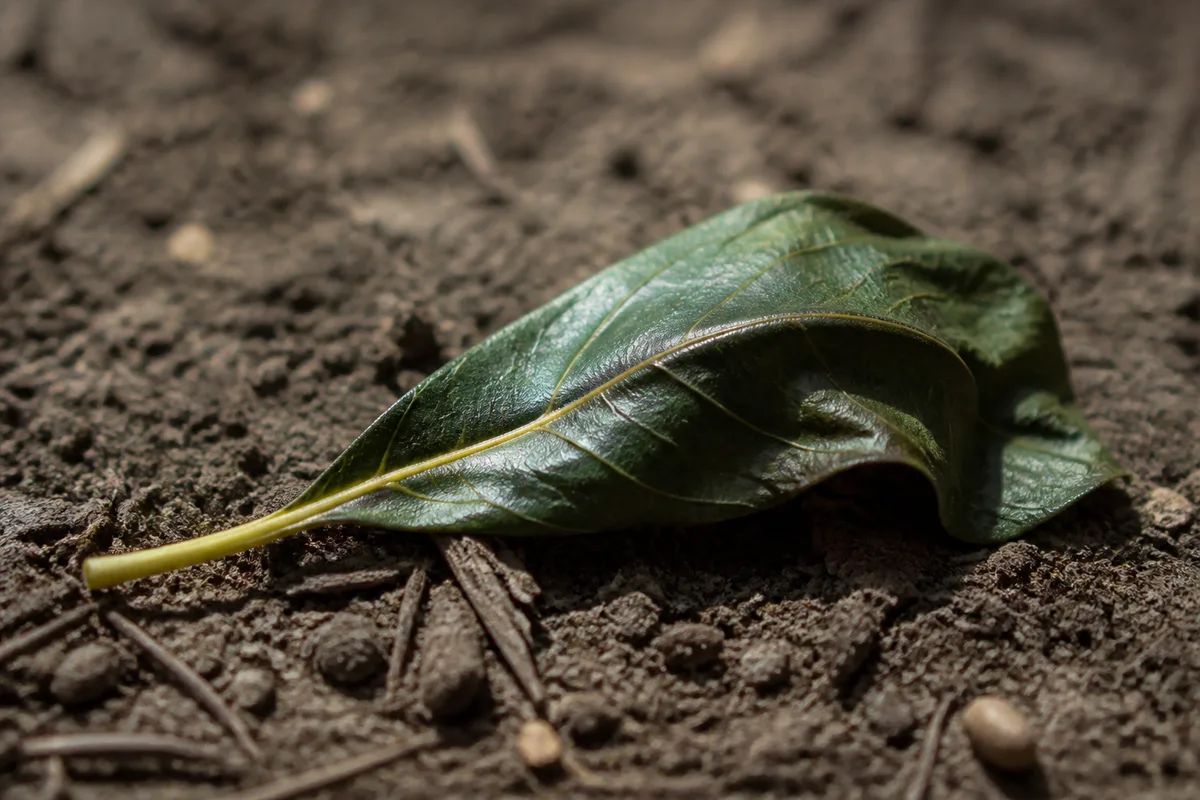Close-up of Underwatering on Ixora - diagnostic detail