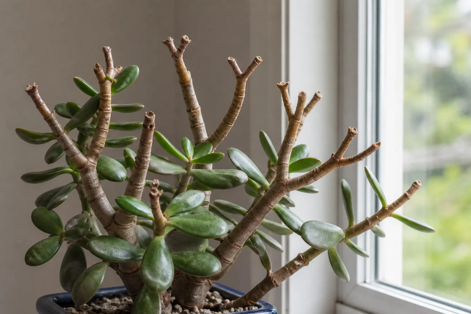 No New Growth on Jade Plant - visible symptom on the plant