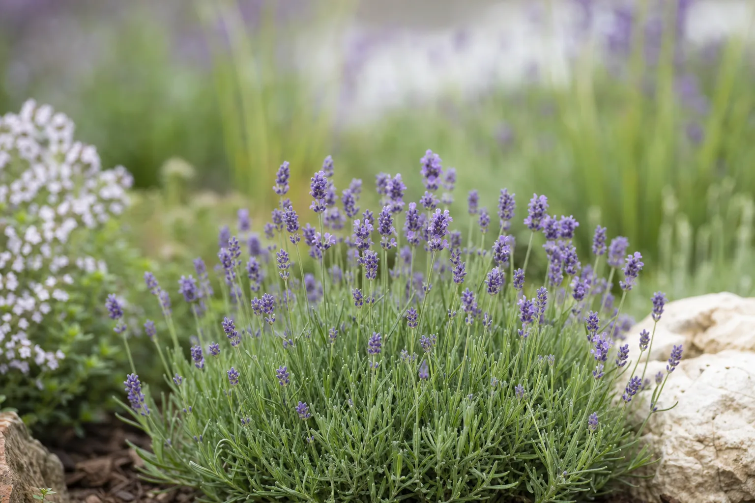 Small Flowers on Lavender - visible symptom on the plant