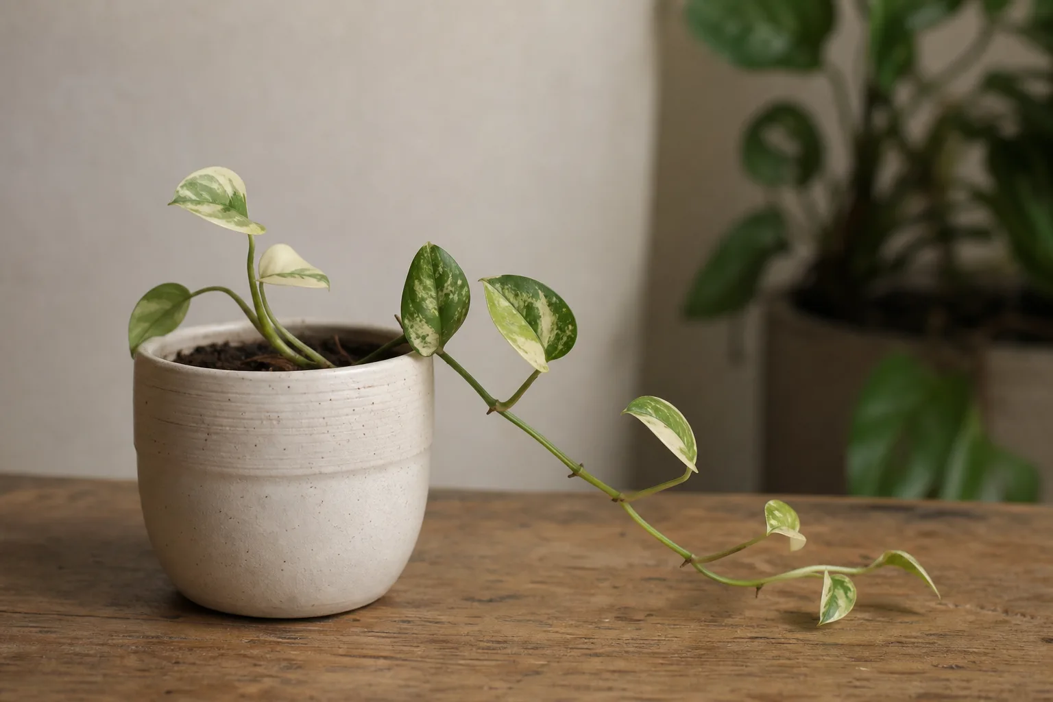 Slow Growth on Manjula Pothos - visible symptom on the plant