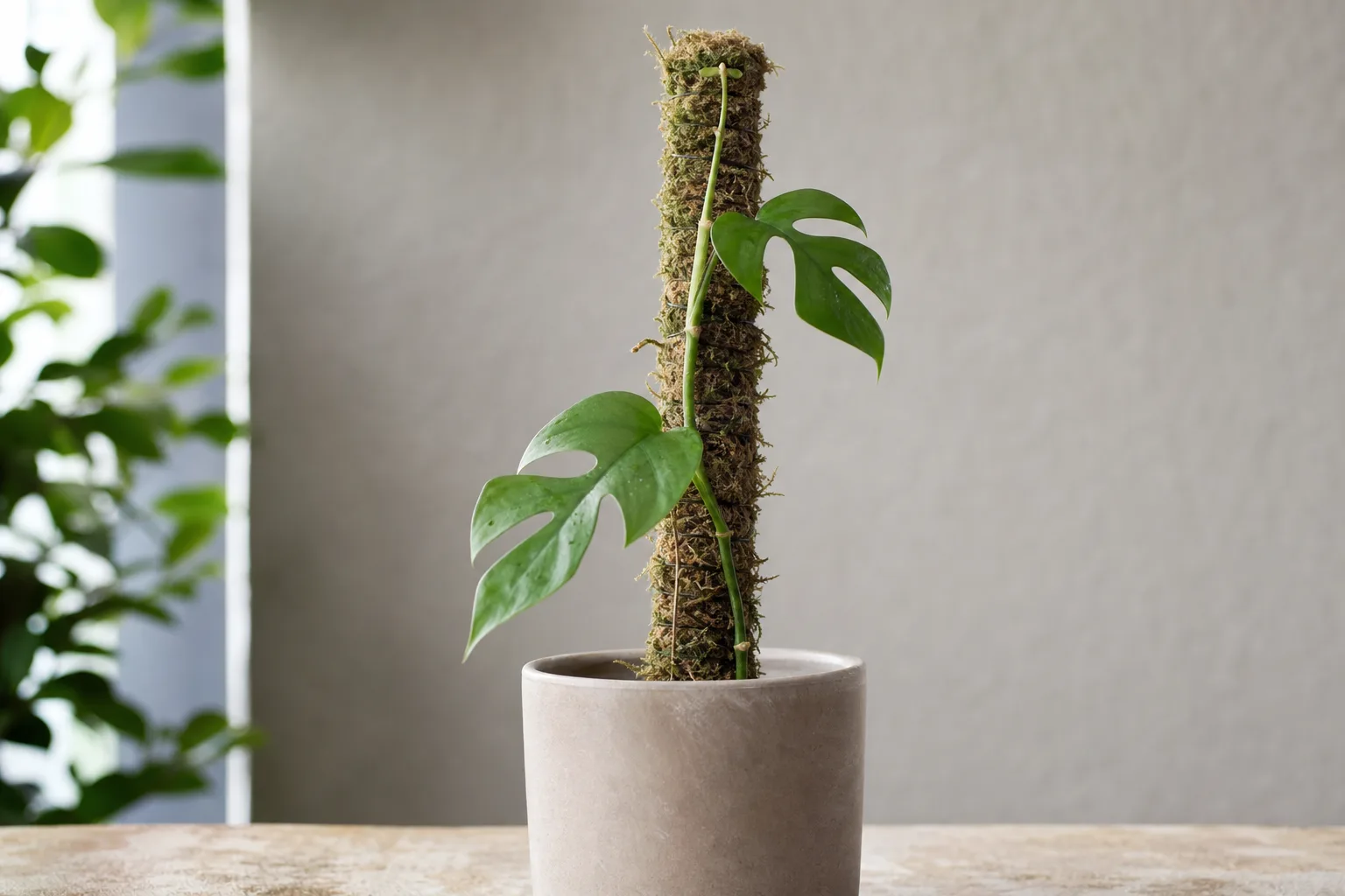 Slow Growth on Rhaphidophora Tetrasperma - visible symptom on the plant