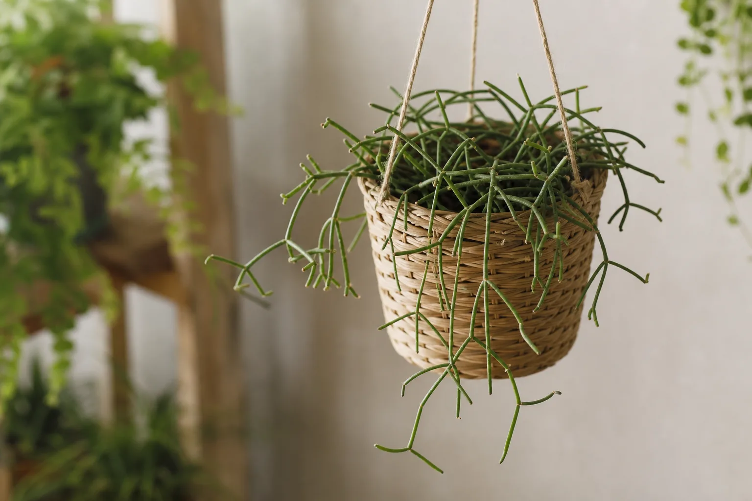 Slow Growth on Rhipsalis - visible symptom on the plant