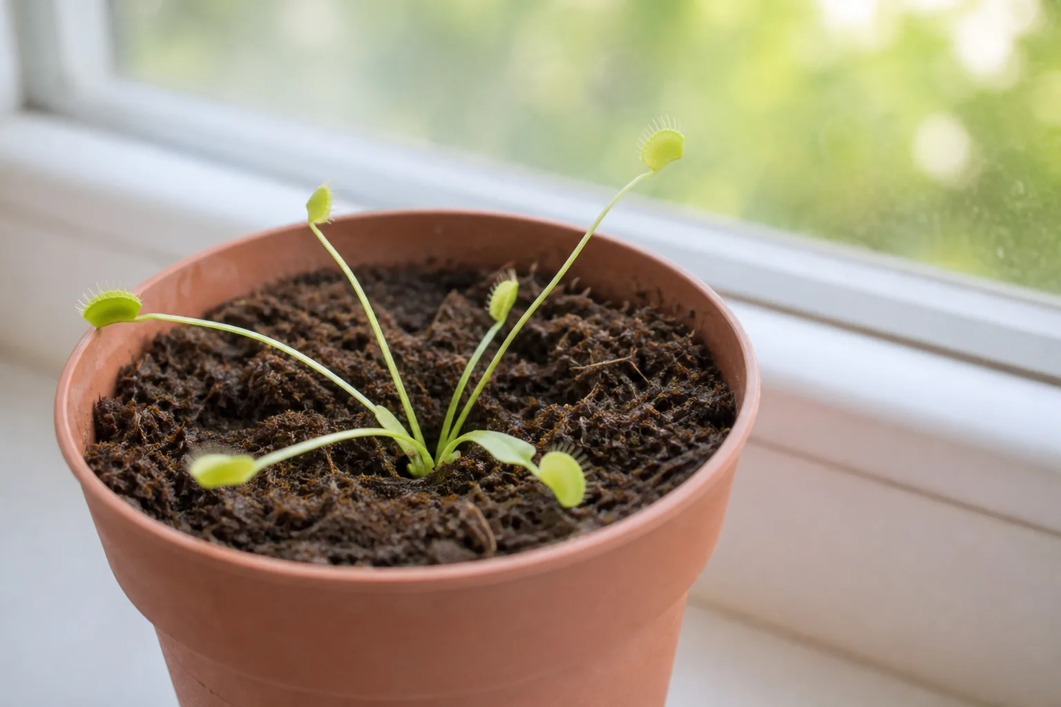 Slow Growth on Venus Flytrap - visible symptom on the plant