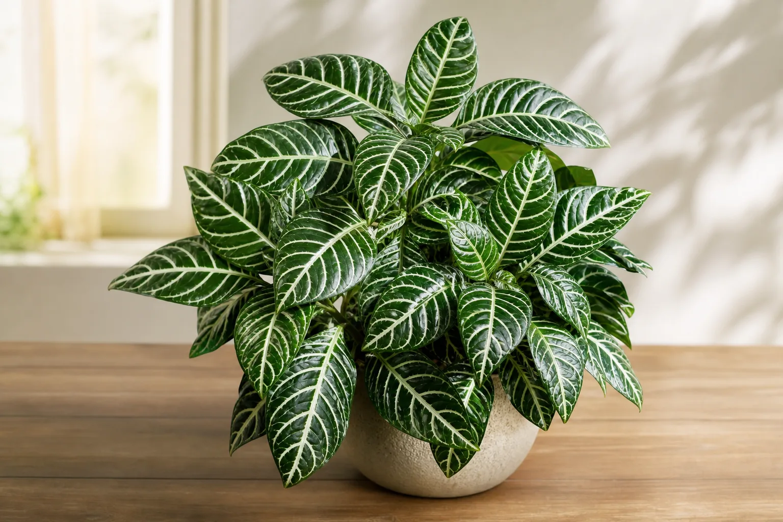 No Flowers on Zebra Plant - visible symptom on the plant