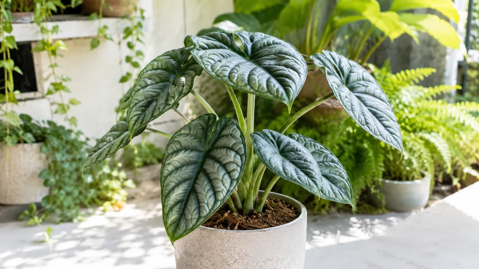Alocasia Frydek houseplant