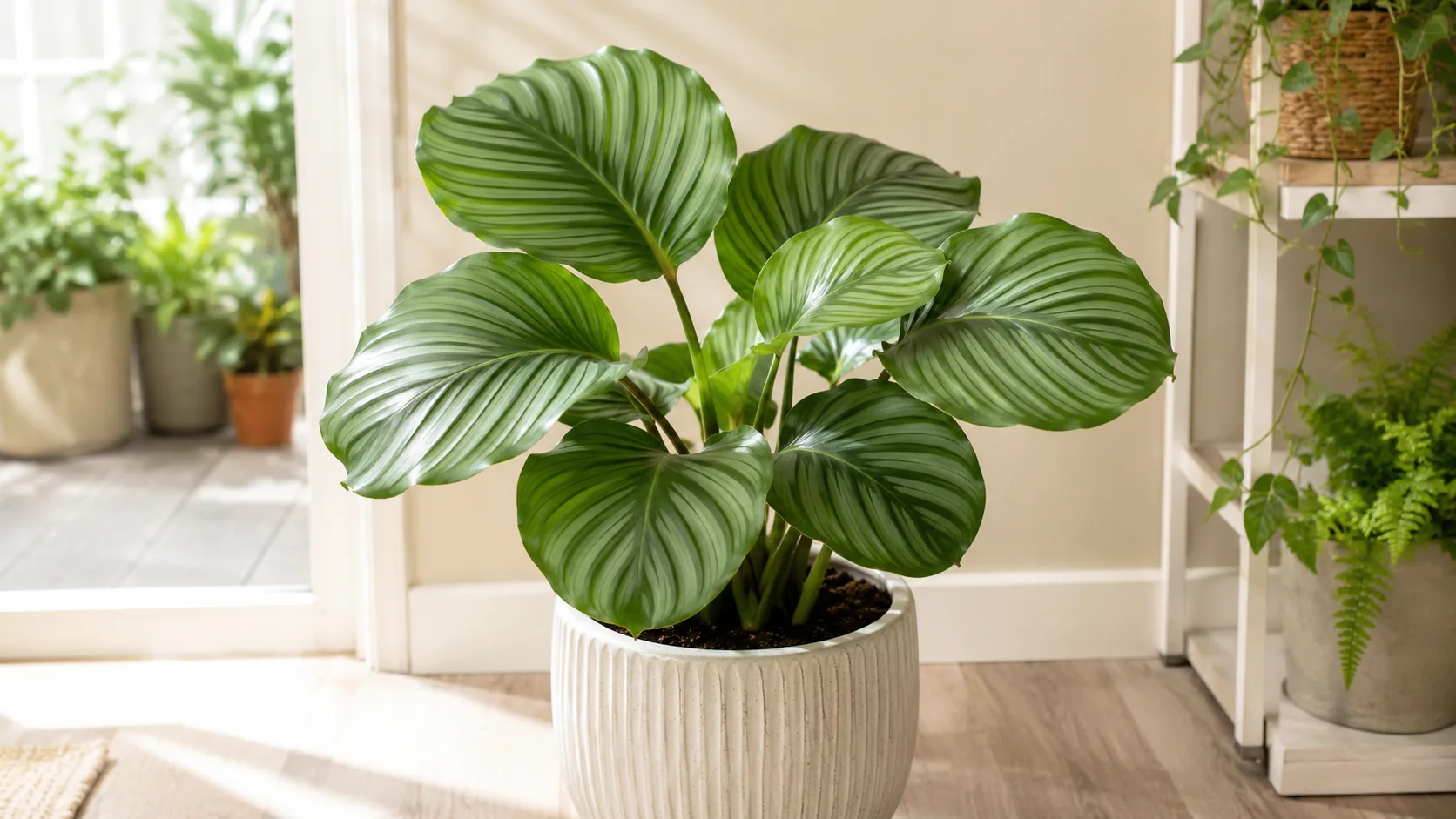 Calathea Orbifolia houseplant