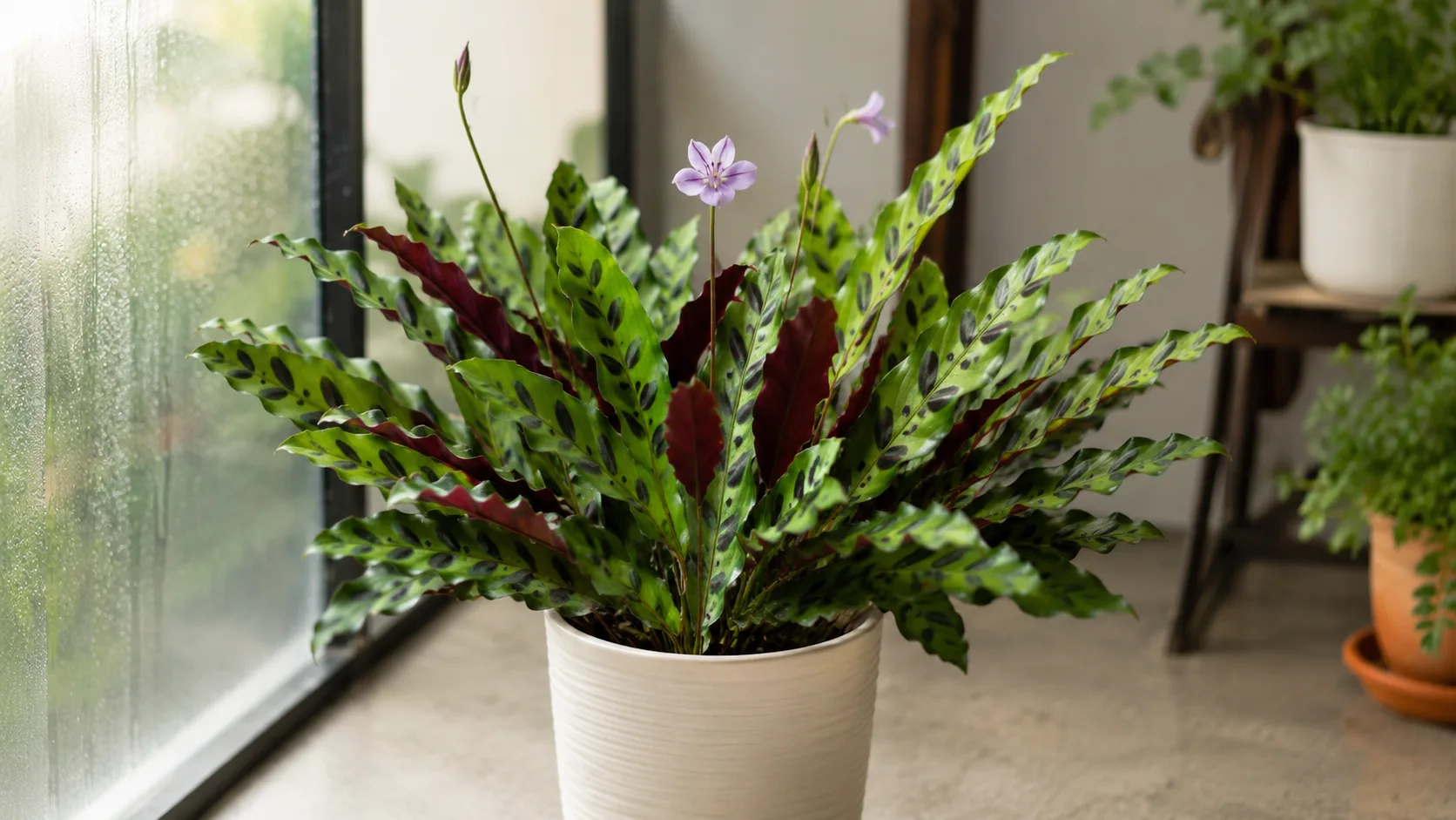 Calathea Rattlesnake houseplant