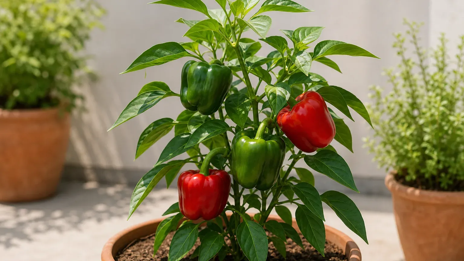 Capsicum houseplant