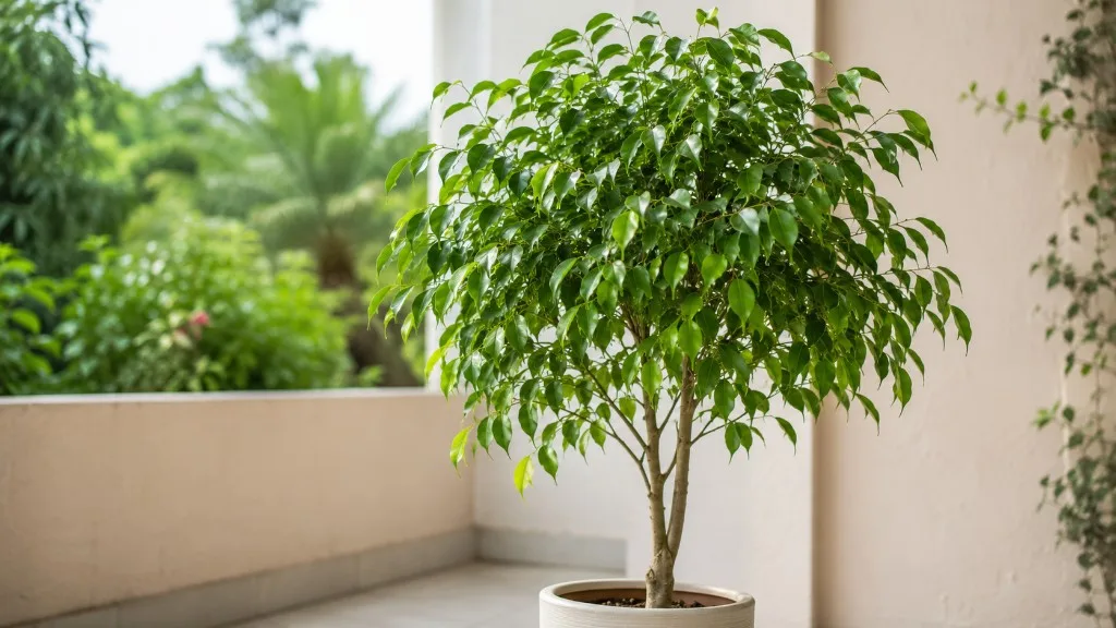 Ficus Benjamina houseplant