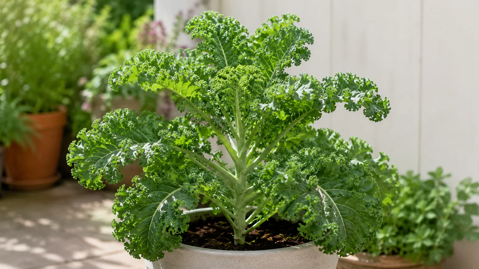 Kale houseplant