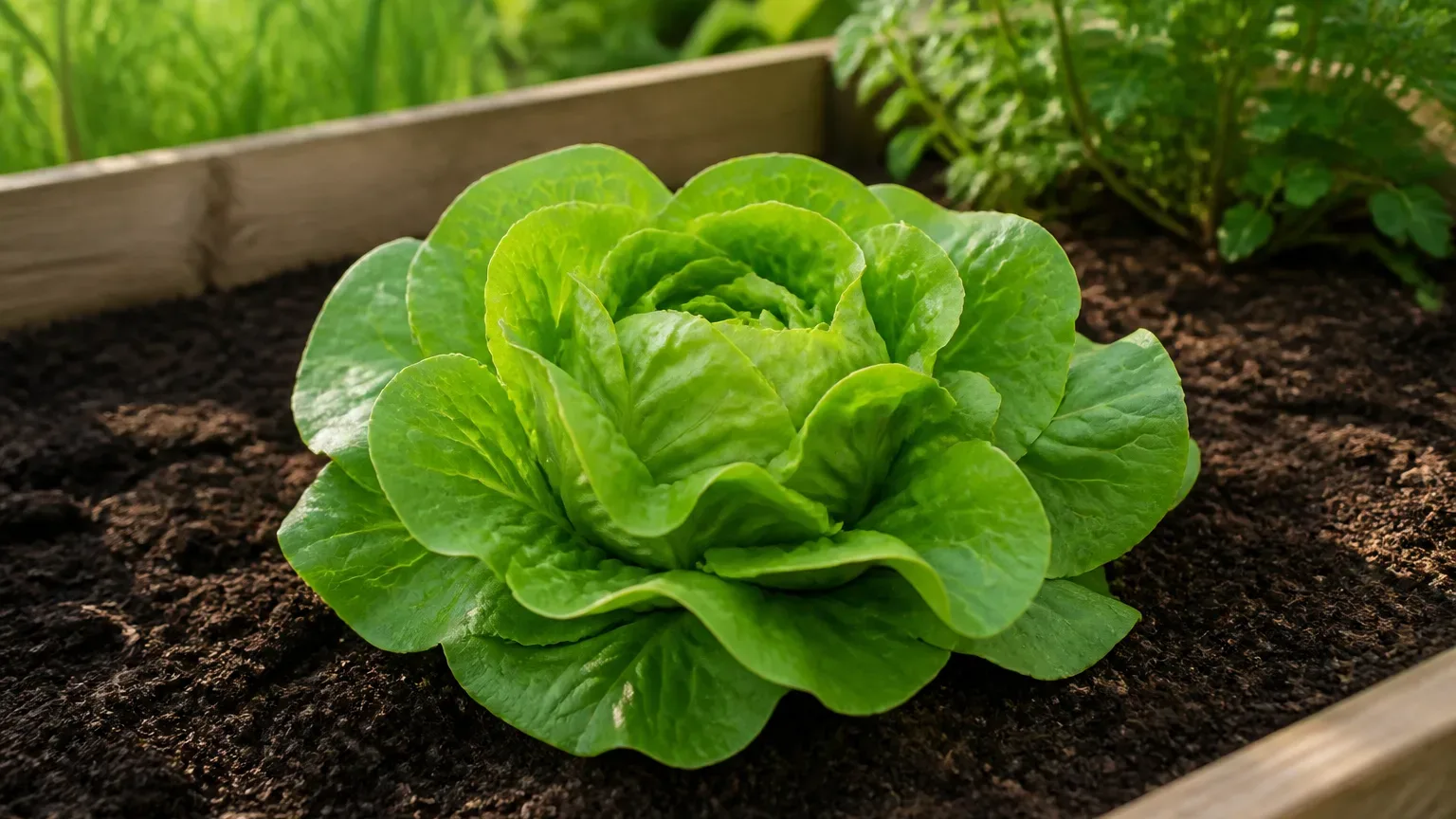 Lettuce houseplant
