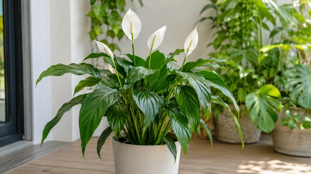 Peace Lily houseplant