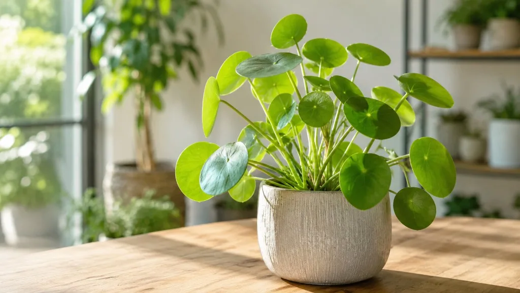 Pilea Peperomioides for 13. pilea peperomioides