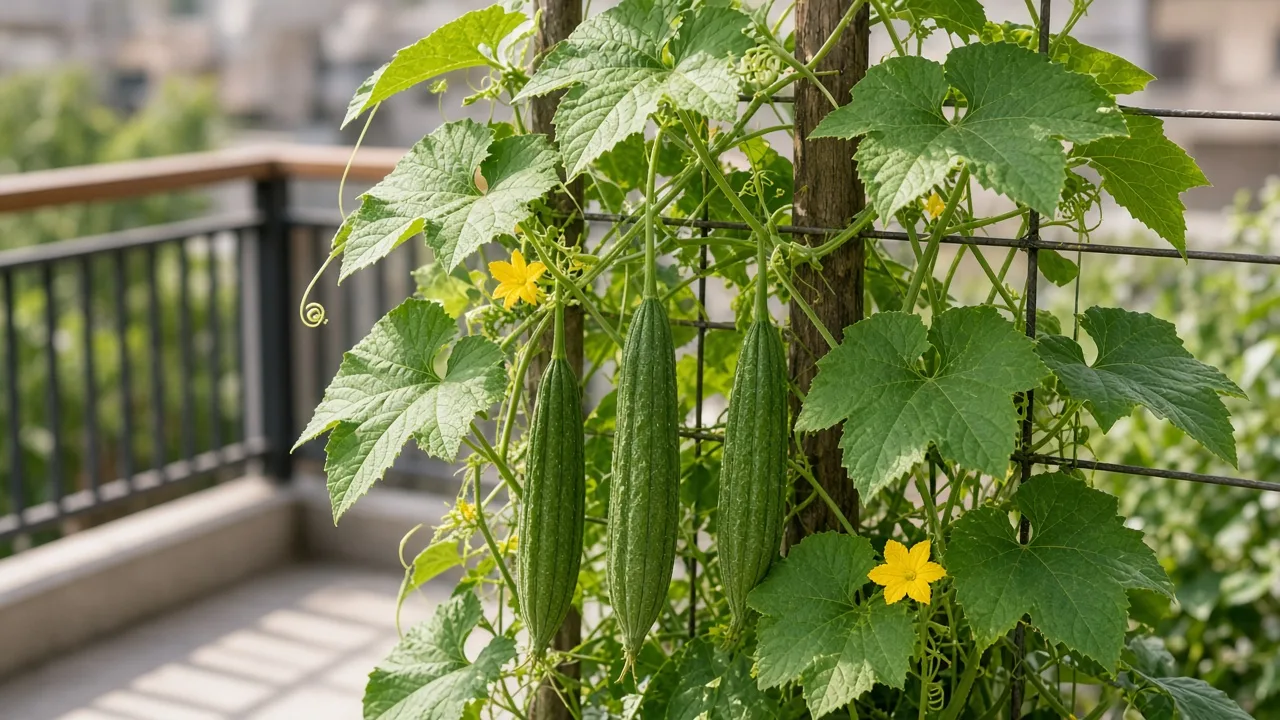 How to Grow Ridge Gourd (Luffa acutangula) — Complete | LeafyPixels