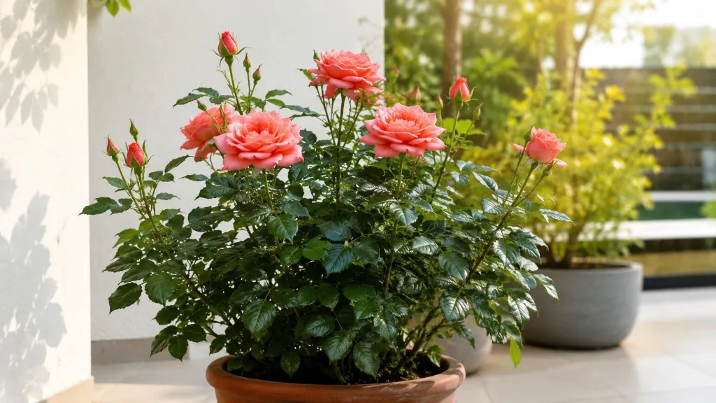 Rose houseplant