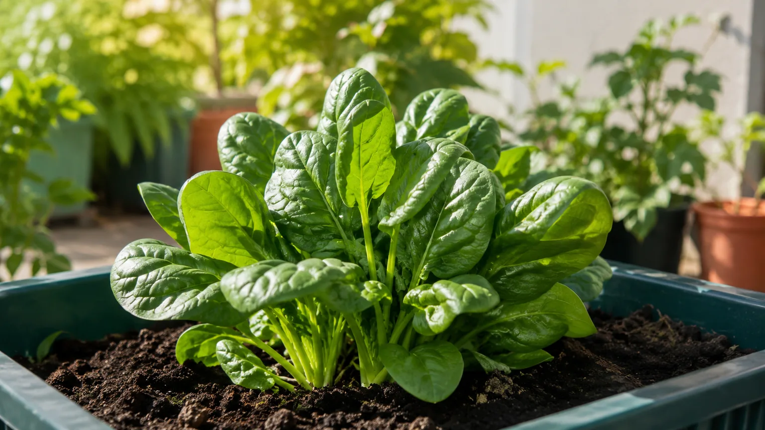 Spinach houseplant