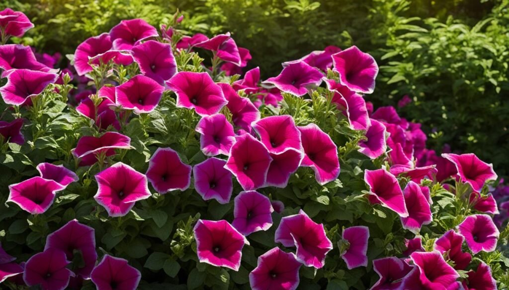 Sunlight and Shade  for petunia