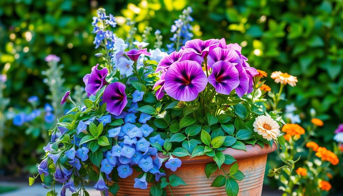 Companion Plants Petunias Pots