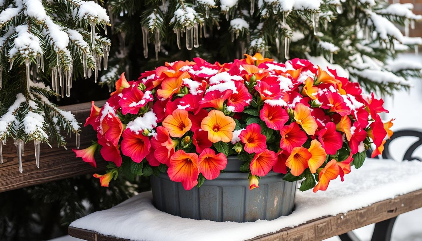 Container Petunia Winter Care