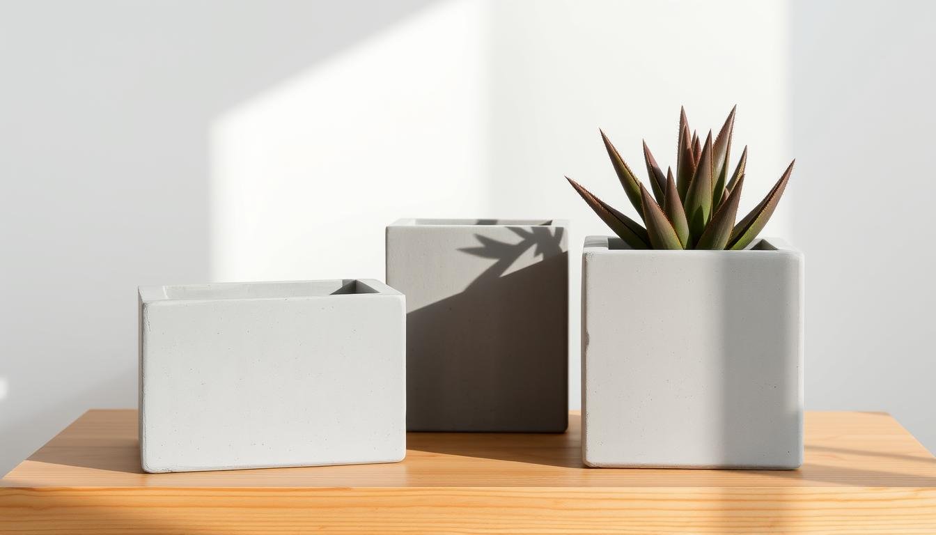 DIY Concrete Planters