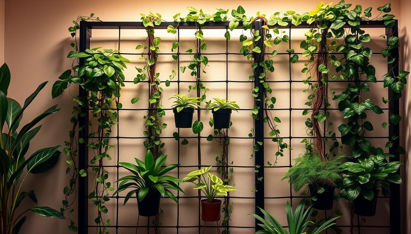 DIY Indoor Plant Trellis
