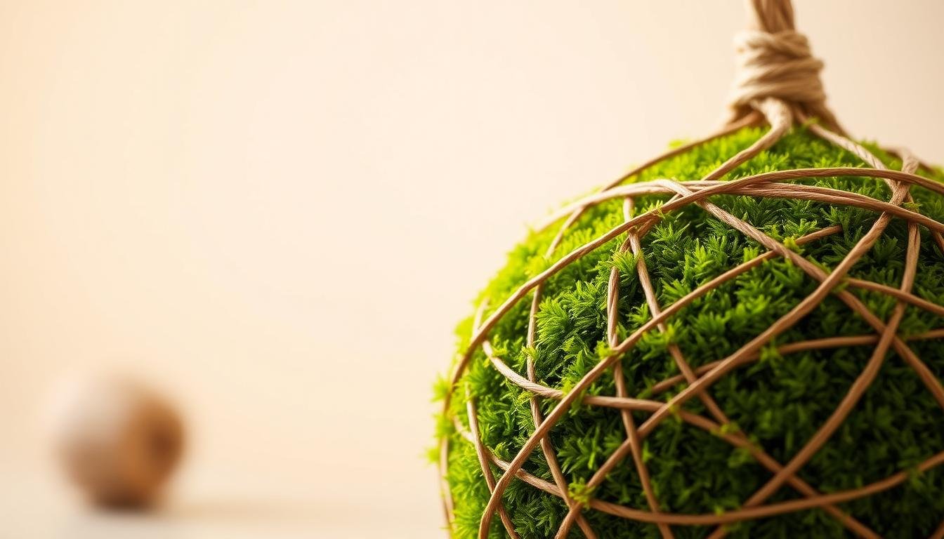 DIY Kokedama moss ball
